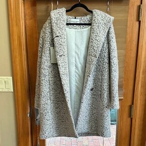 Cole Haan Women's Gray Pea Coat